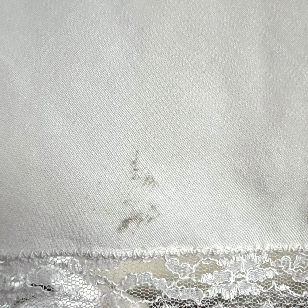 Vintage Maxi Slip Dress With Lace Trim Size 34 Medium - Picture 7 of 11
